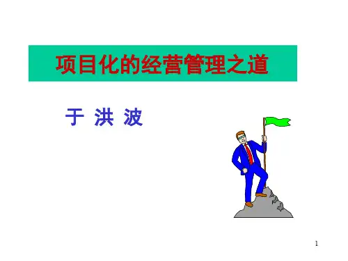 于洪波老师项目化的经营管理之道