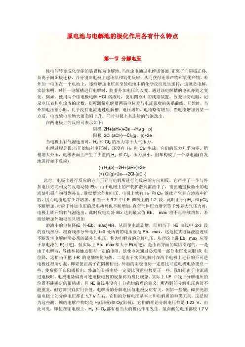 电极的极化