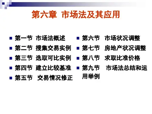 第六章市场比较法
