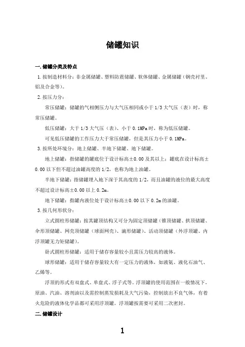 储罐知识