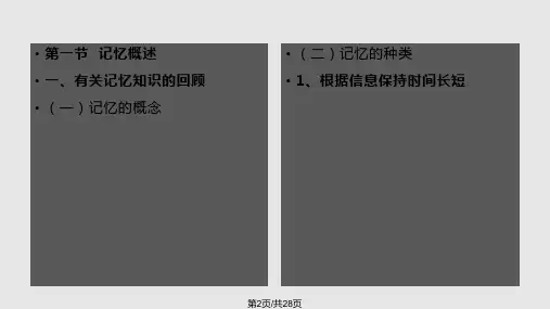 幼儿记忆实用