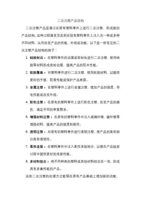 二次注塑产品结构