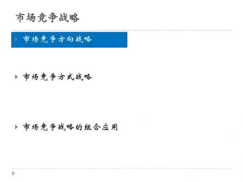 营销战略 51pptx