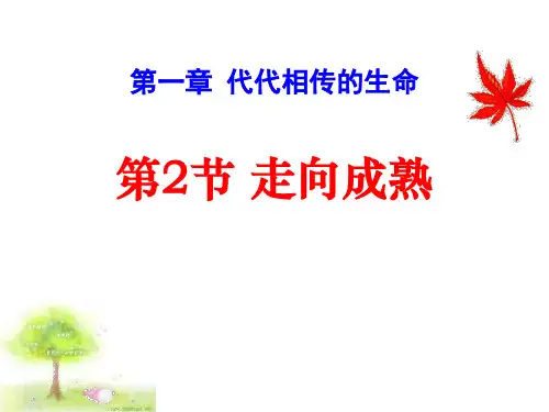 《走向成熟》精品教学课件.
