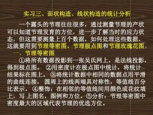 实习四节理等密图与玫瑰花图.
