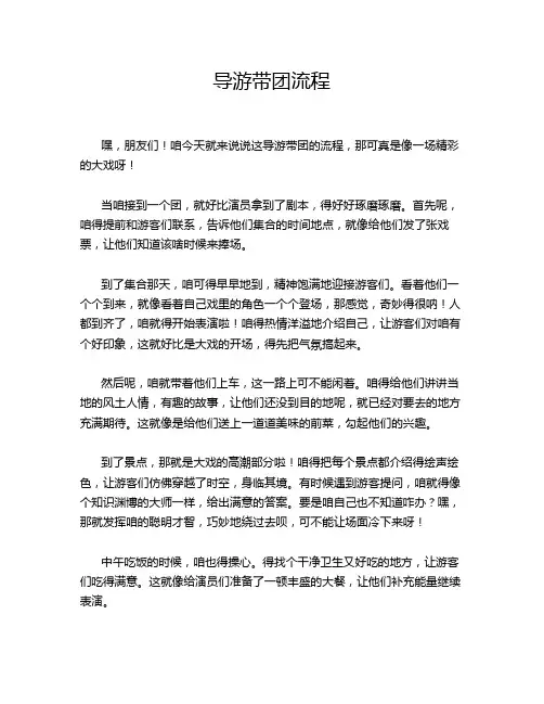 导游带团流程