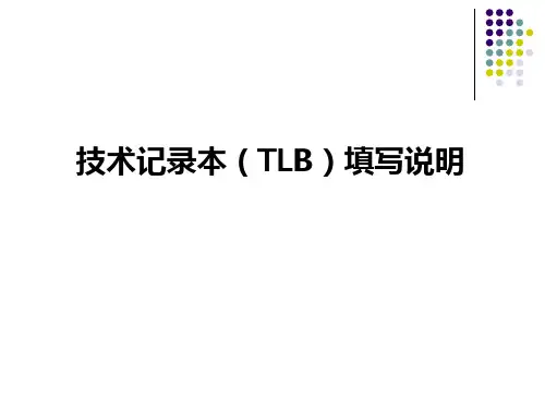 飞行记录本填写规范 (NXPowerLite).