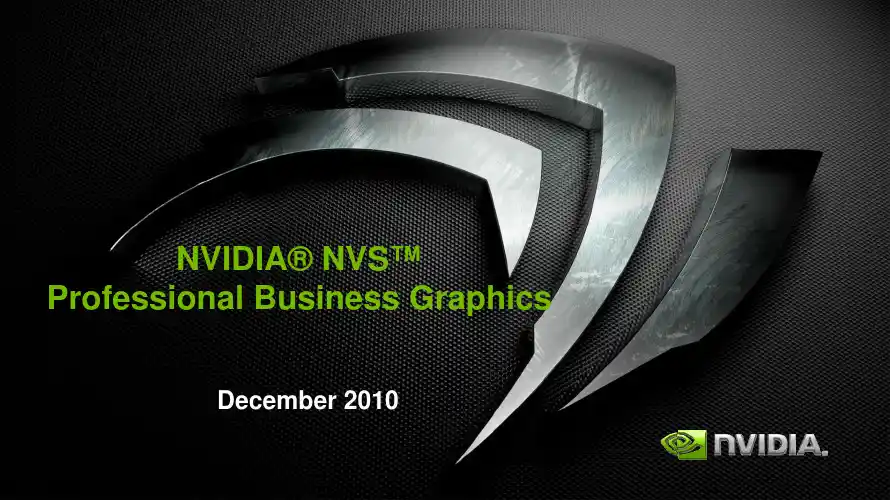 NVIDIA NVS 专业商务图形设备文档说明书