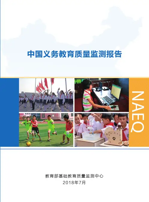 2018 中国义务教育质量监测报告教育部