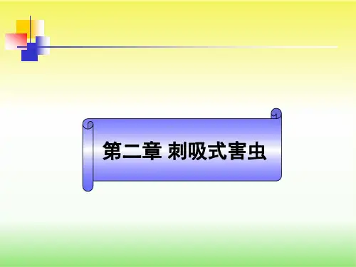 第二章 刺吸式害虫