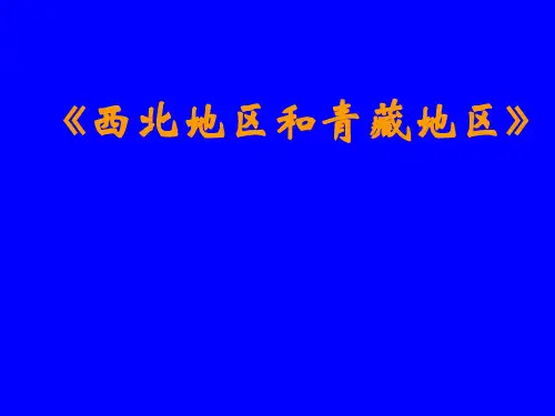 初中地理说课课件西北地区和青藏地区说课课件