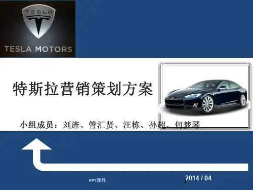 特斯拉营销策划方案  ppt课件