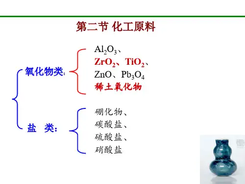 无机非金属材料第一章 第二节 化工原料精品PPT课件