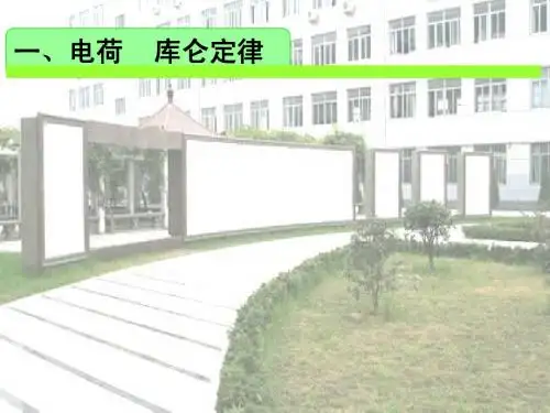 1.1电荷库仑定律