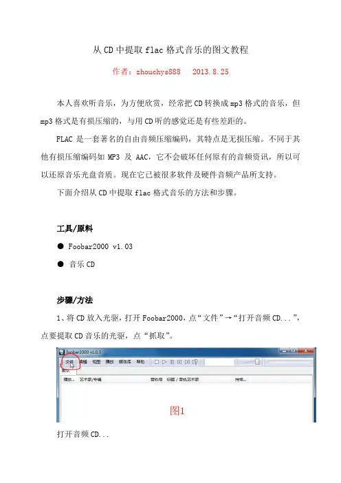 从CD中提flac格式音乐图文教程