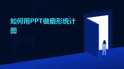 如何用PPT做扇形统计图