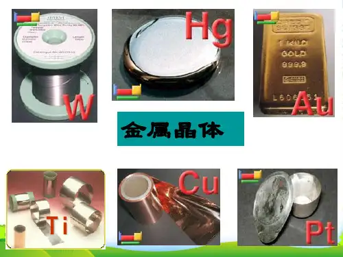 人教版高中化学选修三第三章 第三节金属晶体 课件(共24张PPT)