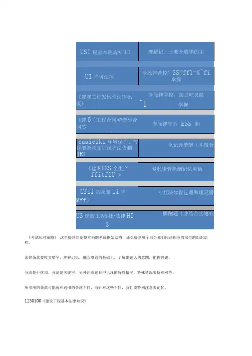 《建设工程法规及相关知识》_整理笔记