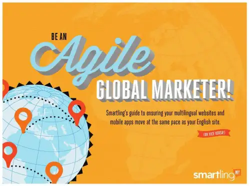 简洁商务信息图表作品-agile global  marketer 1