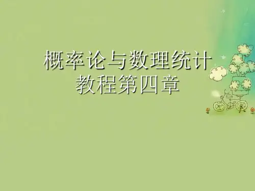概率论与数理统计教程第四章优秀PPT
