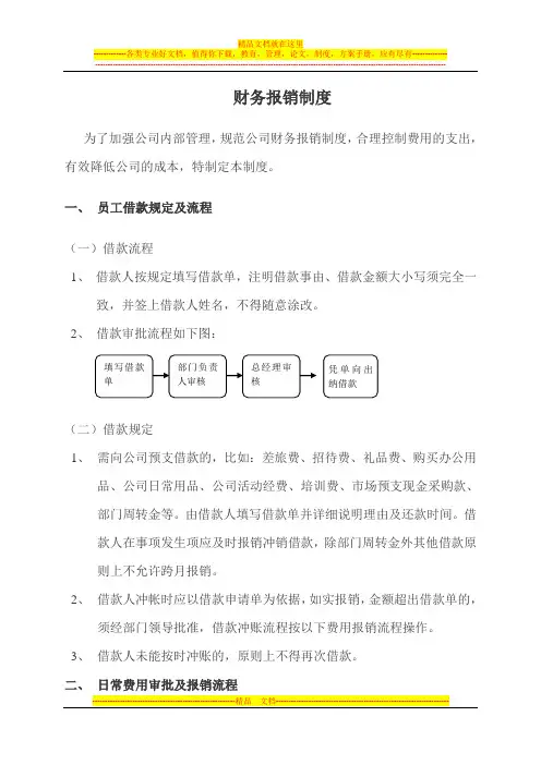 财务报销制度(2)