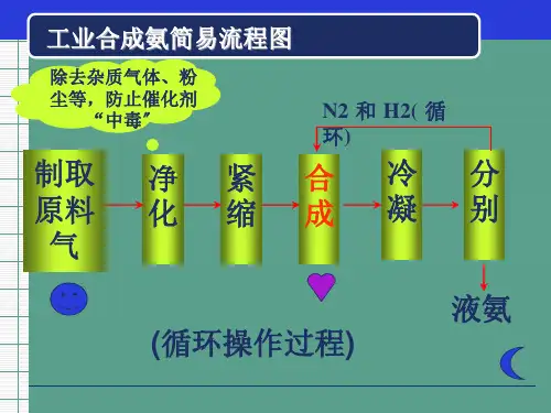 工业合成氨简易流程ppt课件