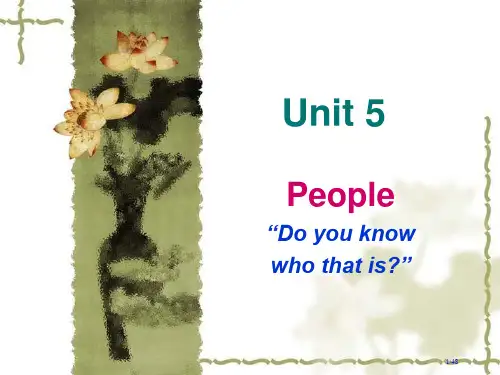 大学体验英语听力Iunit5省公开课金奖全国赛课一等奖微课获奖PPT课件