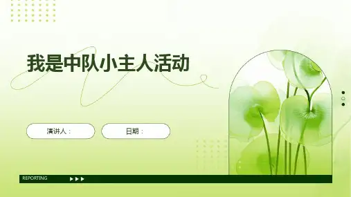 我是中队小主人活动