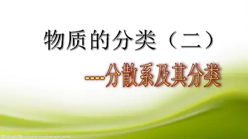 人教版化学《物质的分类》精美课件
