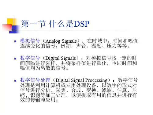 第1章  DSP概述