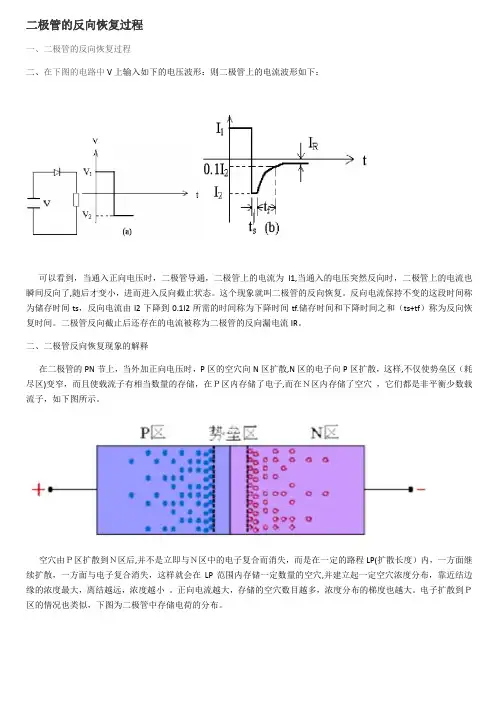 二极管的反向恢复过程