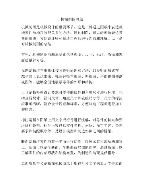 机械制图总结