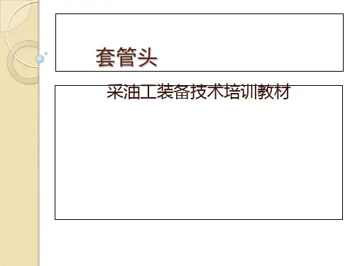 采油工套管头结构与工作原理