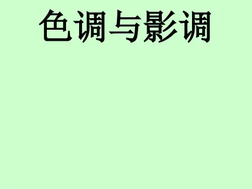 色调与影调