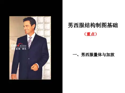 男西服结构制图基础
