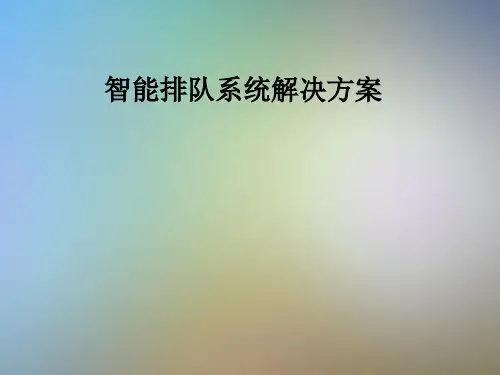 智能排队系统解决方案