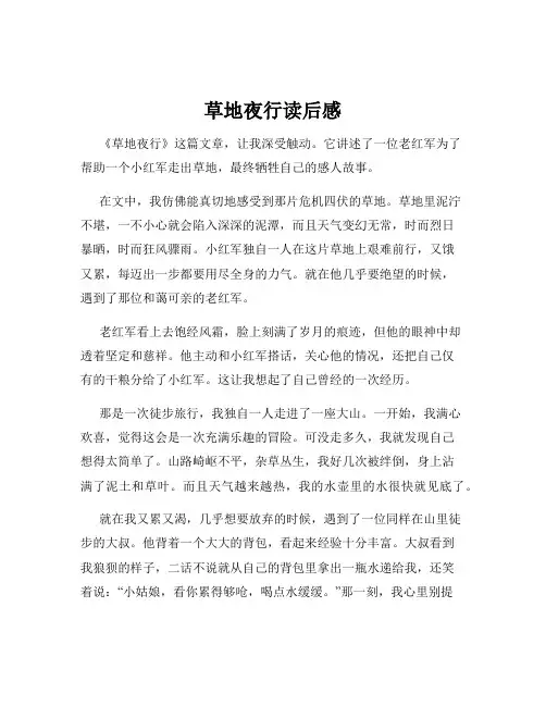 草地夜行读后感