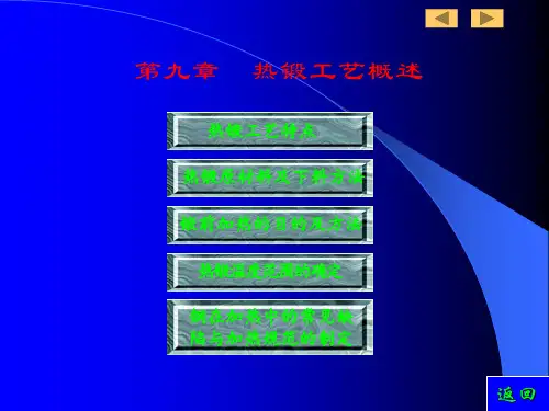 第九章 热锻工艺概述