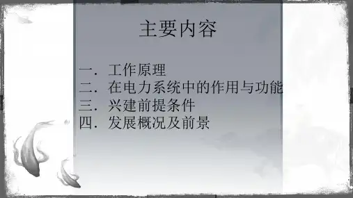 抽水蓄能技术ppt课件第1学时