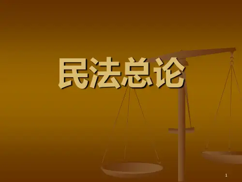 民法总论 PPT课件