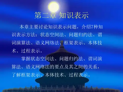 人工智能及其应用_知识表示