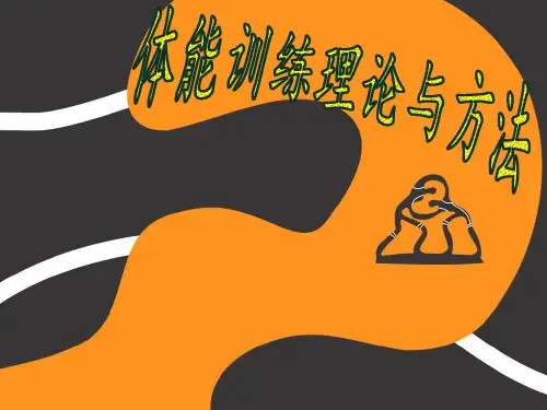 体能训练理论与方法