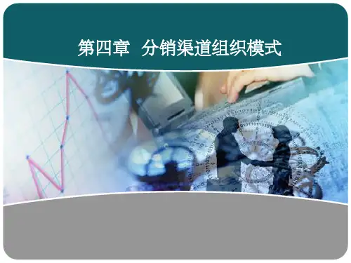 《分销渠道组织模式》PPT课件