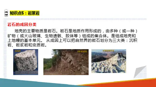 矿物、岩石与土—岩浆岩(工程地质课件)
