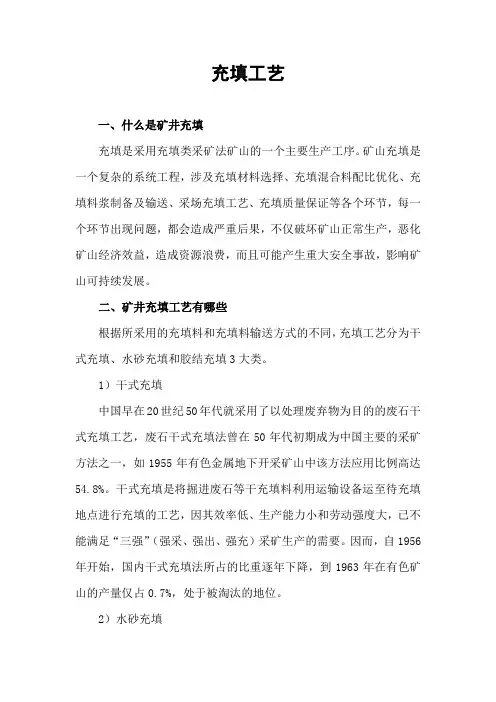 充填工艺