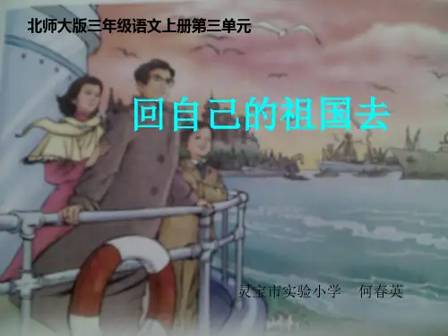 回自己的祖国去PPT教学课件