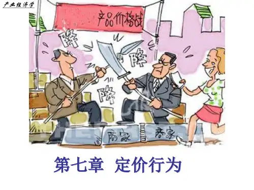 第七章 定价行为