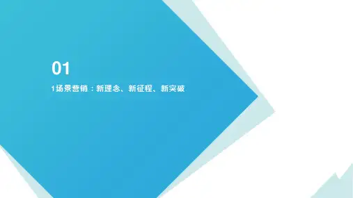 场景营销打造爆款的新理论新方法新案例PPT模板课件