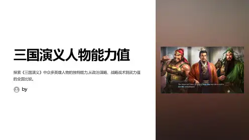 全人物能力数值三国志