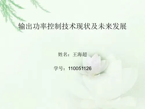 输出功率控制技术